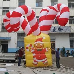 6m/20 pies grandes adornos inflables navideños Caja de regalos de Navidad gigantes