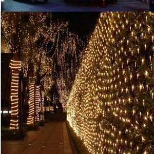 6M 3M 640LED 3M 2M210LED net lumières festival extérieur jardin lumière 110V 220V lumières noël mariage place parc décoration224Y