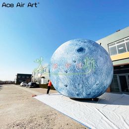 6 m de dia (20 pieds) avec souffleur du système solaire gonflable attrayant Planètes Moon Modèle pour l'enseignement scientifique intérieur extérieur