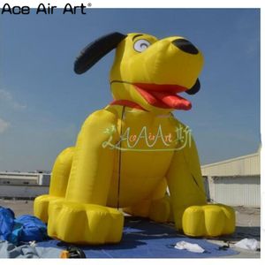 Perro inflable grande de 6m de alto, modelo Animal inflable personalizado, globo, decoración publicitaria para eventos hechos por Ace Air Art