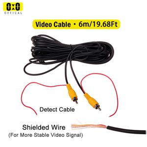 6m Video Cable For Car Rear View Camera Universal RCA 6 Meters Wire For Connecting Reverse Camera With Car Multimedia Monitor