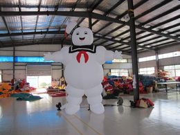 6m Modèle de personnage d'Halloween en vente en gros Ghostbusters restent puft Ballon de l'homme de guimauve gonflable pour la publicité