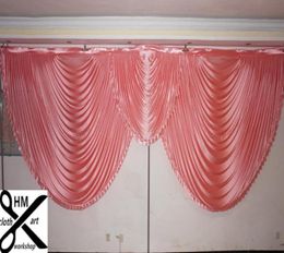 Swags Swags Swags Valance Styliste de mariage Betarder Party Drop Curtain Célébration Stage Performance Background Satin Drape Wall57780421486519