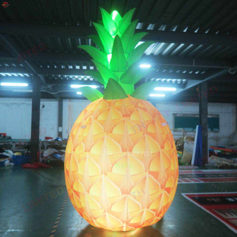 6 mH (20 piedi) con ventilatore Nave libera Attività all'aperto che pubblicizzano mongolfiera gigante gonfiabile ananas frutta mais modello vegetale in vendita