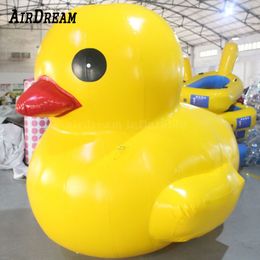 6mH (20ft) avec souffleur belle bouée gonflable jaune canard géant gonflables canards en caoutchouc PVC pour la publicité montrant