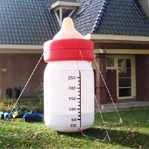 6mH (20ft) avec souffleur jeux de plein air biberon de lait gonflable personnalisé Pop up bébé nourrit ballon pour la publicité