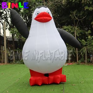 6mh (20 pieds) avec soufflant en gros en gros sur mesure Belle pingouin gonflable, dessin animé géant pour les événements de défilé
