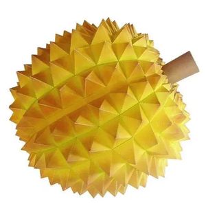 6 mH (20 pieds) avec ventilateur, vente en gros, fourniture de durian gonflable géant complet avec différentes couleurs pour les parties épineuses, un modèle de fruit personnalisé pour la promotion en magasin