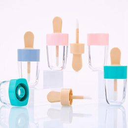 6ML DIY Lip Glazuur Handgemaakte Mini Kleur Lip Gloss Tube Beginner Transparante Lip Gloss Tube Ice Cream