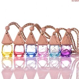 6ml vide bouteille de parfum de voiture assainisseur d'air pour essence essentielle ornement automatique pendentif beauté cadeaux de mariage 200pcs / lotgoods Fvqks