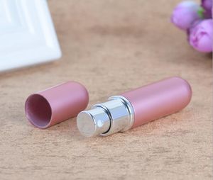 Flacon de parfum en verre de 6 ml, vaporisateur de toner en métal et aluminium, emballage cosmétique pratique, bouteille d'eau stérilisée vide.