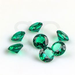 6 mm 10 mm groene smaragdvormige diamanten inzetstuk voor Terp Sluper Quartz Banger glazen pijp