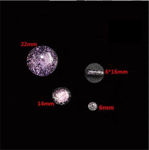 6mm 14mm 22mm Fumer Quartz Terp Dab Perles Boules Astral Lumineux Plusieurs couleurs Perle Claire Pour Banger Nails Bongs En Verre Rigs Décorations Fournitures