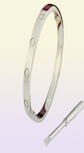 Bracelet manchette en acier en acier en acier inoxydable de 6 mm de large 7 mm de largeur