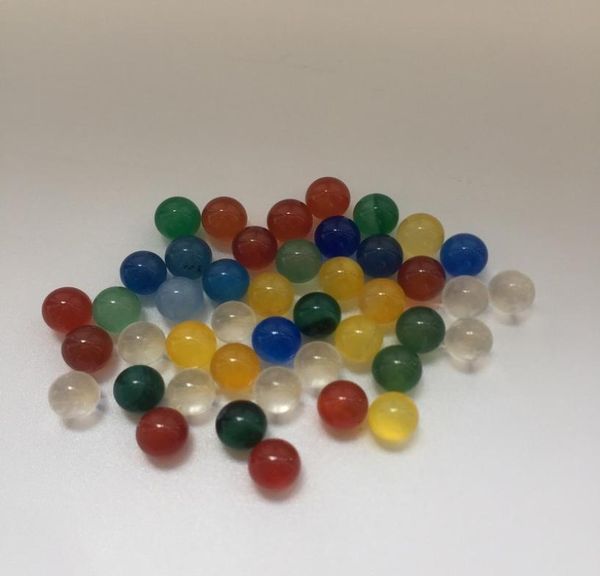 6 mm 8 mm Jade Ruby Terp Perles avec des billes de perles de quartz de quartz pour faire tourner les bouchons en glucides en quartz piles à eau DAB R8031955