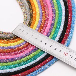 6 mm kleurrijke pailletten touw glitter sieraden decor sierlingen koorden schoenen schoenen schoenen naai kleding accessoire armband maken materiaal touw