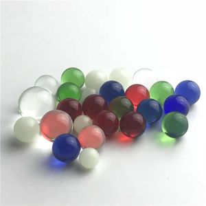 Insert de narguilé en verre Terp Pearl Ball de 6 mm avec des perles supérieures transparentes bleu vert rouge pour fumer les ongles