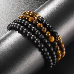 6mm pierre naturelle brins faits à la main perles bracelets pour femme hommes bracelet fête Club élastique Yoga bijoux