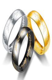 6 mm El señor de los anillos letra mágica de acero inoxidable mix Tamaño 6136925141