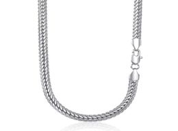6 mm damesheren ketting ketting gehamerd gesloten Rombo link Curb Cubaans wit goud gevulde GF mode -sieraden accessoires DGN337 Chains6083020