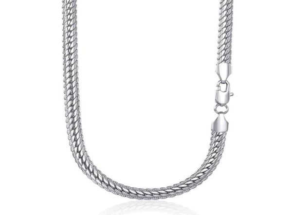 Collier pour hommes de 6 mm Femme à hommes martelés Couper liaison romo CURB CUBAN BLAND REMPLAGE GF JIANIELLES DE MODE ACCESSOIRES DGN337 Chains 6083020