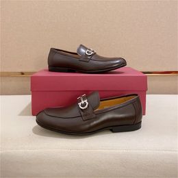 6Modèle Haute Qualité Date Mode Luxe Robe Chaussure Classique Marron Faux Daim Premium Brogue Casual Chaussures designer Zapatos De Hombre Taille 38-46