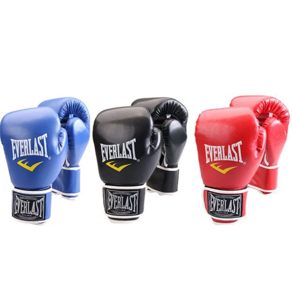 Gants de boxe de combat en taille libre, en PU, pour enfants et adultes, mitaines de boxe, sacs de sable pour hommes et femmes, boîtes de boxe pour enfants MMA, 6oz-12oz