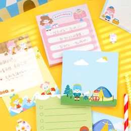 6packs / LOT Fantasy Gourmet Series Cute Lovely Paper Message Memo Pad