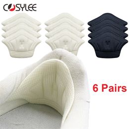 6PAIR12PCS Insols Heel Pads Lichtgewicht voor sportschoenen verstelbare maat rugsticker Antiwear voeten kussen kussen binnenzool hiel 220713