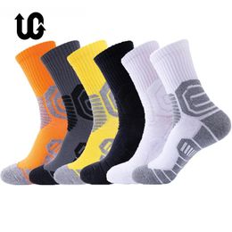 6pairs Sport Professional Cycling Socks Basketball voetbal Running trekking calcetines Ciclismo Hombre Men Women 231221