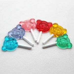 6pcs 1/6 Schaal Miniature Dollhouse Lolly Lolly Model doen alsof Play Barbies Doll Food Accessories Toy Toy