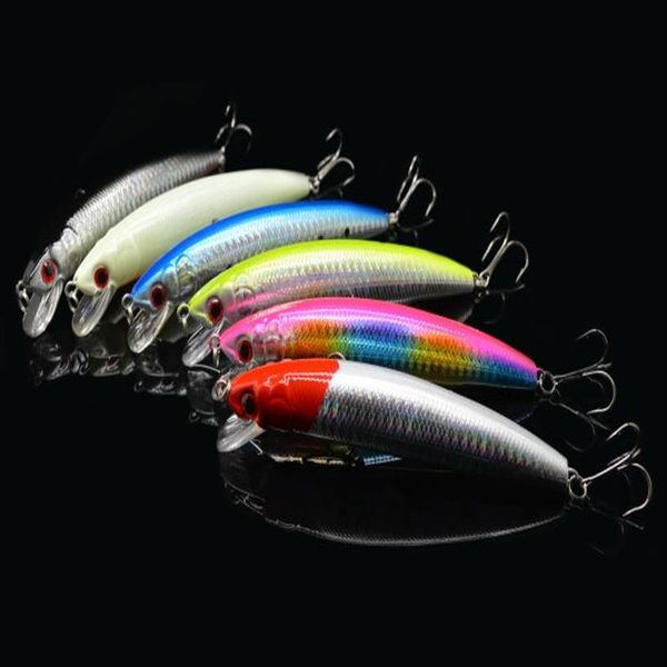 6 pièces 12 cm 16g plongée profonde natation minow leurre dur bait345I