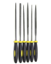 6pcs 140 mm mini classement métal râne Fichier d'aiguille outils en bois à main fichiers de travail à main Tool9735608