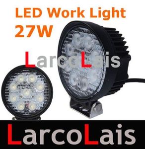 6 stks 4quot 27 W LED Verlichting Lamp Vrachtwagen Trailer SUV JEEP Offroads Boot Werklamp 12 V 24 V OffRoad Wit5876464