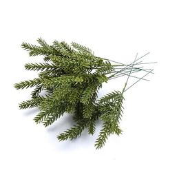 6pcs kunstmatige planten vazen ​​voor huizendecoratie accessoires scrapbooking kerstvaartuigen nieuwjaar decoratieve bloemen jllcyz