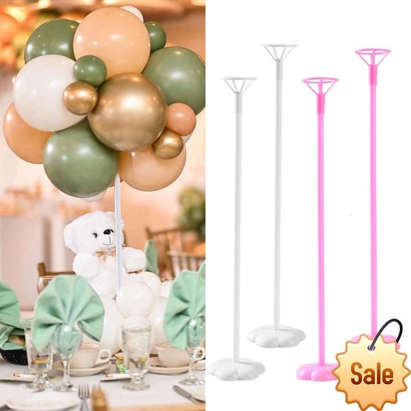 6 pièces Base de Support de ballon bricolage Support de ballon colonne Support décoration de Table de mariage adultes enfants fête d'anniversaire bébé douche faveurs fête faveur fournitures de vacances