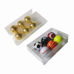 6 pièces/boîte équipement de sport de Golf 42.67mm balles de Golf jouet d'entraînement cérébral pour enfants enfants jouets éducatifs anniversaire cadeau de noël 240301