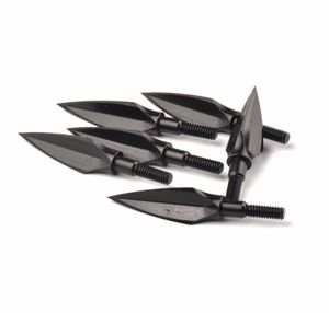 6pcs Broadhead Arrowhead Tip Point 125 korrelstaal voor doe -het -zelf boog en pijl boogschietjacht 6303709