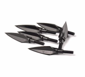 6pcs Broadhead Arrowhead Tip Point 125 korrelstaal voor doe -het -zelf boog en pijl boogschieten jagen