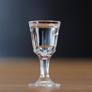 Verre à Shot en cristal, 6 pièces, spiritueux créatifs, vin, Mini tasses en verre, verres de fête, charmante petite tasse épaisse