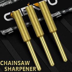 6pcs Diamond revêtu par diamant Burr Burr 4 à 5 mm Ajusteur de la chaîne de tronçonneuse Chaîne de fichiers de pierre d'aiguise outils de broyage de sculpture