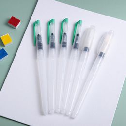 6pcs stylo à aquarelle durable Brosse d'eau facile à propre