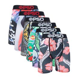6pcs Fashion Print Men Sous -wear Boxer CUECA MALE PANTY LINGERIE CONSTANT BOXERSHORTS SEXY SXXL 240407