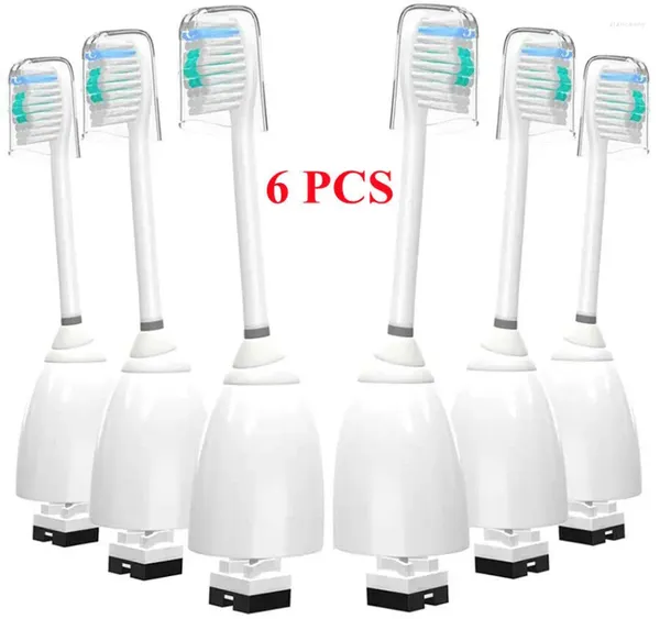 Cabezales de repuesto para cepillo de dientes eléctrico Philips Sonicare Serie E, HX7001, HX-7002, HX7022, regalo de higiene bucal, 6 uds.