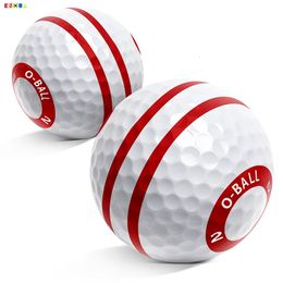 6 pièces balle de Golf blanc 4m balle de jeu de Golf à trois couches haute élasticité en caoutchouc Sarin matériel 80 dureté balle de soufflerie 240301