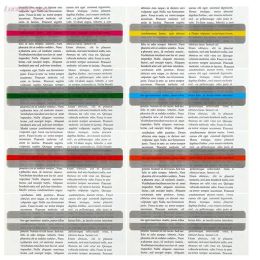 6 PPC Strips de lectura guiada resaltados Overglays coloridas Reglas de seguimiento de lectura de marcadores para disléxicos
