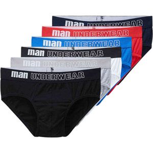 6pcs/kit ondergoed Men Jockstrap Pure katoenen heren Briefs Ademend heren slipje sexy slip solide underpants slips man T220816