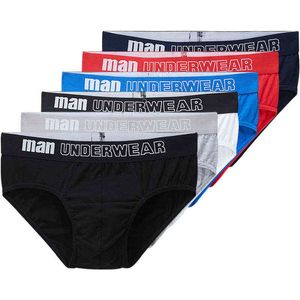 6 unids / kit ropa interior hombres jockstrap algodón puro calzoncillos para hombre bragas transpirables sexy resbalón sólido calzoncillos resbalones hombre T220816