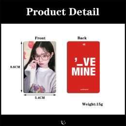 6pcs kpop ive - 1st ep ie i mine sw album lomo carte spéciale card chance