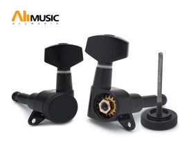 6pcs String verrouillé à gauche et à main droite Guitare Tuning Pegs Guitar Tiners Head for Folk acoustic Electric Guitar1006743